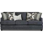 Sofa in Argo Ash Charcoal Grey Fabric